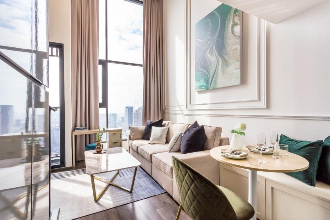 รูป ขาย KnightsBridge Space รัชโยธิน 1 ห้องนอน 38 ตรม. ชั้น 32 ห้องสวย ตกแต่งครบ - รูปที่ 1/12