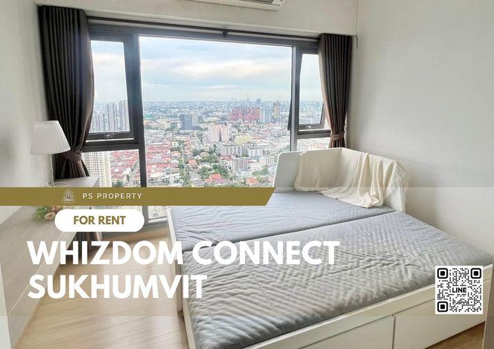 รูป ให้เช่า 🔺 Whizdom Connect Sukhumvit 🔺 เฟอร์นิเจอร์ และ เครื่องใช้ไฟฟ้าครบ ใกล้ BTS ปุณณวิถี - รูปที่ 1/10