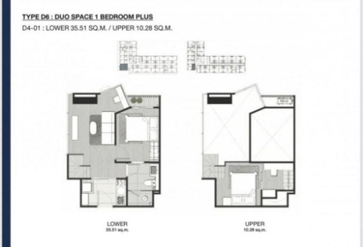 รูป ขาย KnightsBridge Space รัชโยธิน 2 ห้องนอน 45 ตรม. ชั้น 19 ห้องมุม ติด BTS พหลโยธิน 24 - รูปที่ 12/12