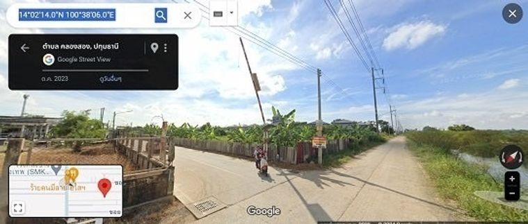 รูป ขายที่ดิน ปทุมธานี คลองสอง คลองหลวง แปลงสวย รูปสี่เหลี่ยมผืนผ้า ขนาด 13-2-77 ไร่ - รูปที่ 4/7