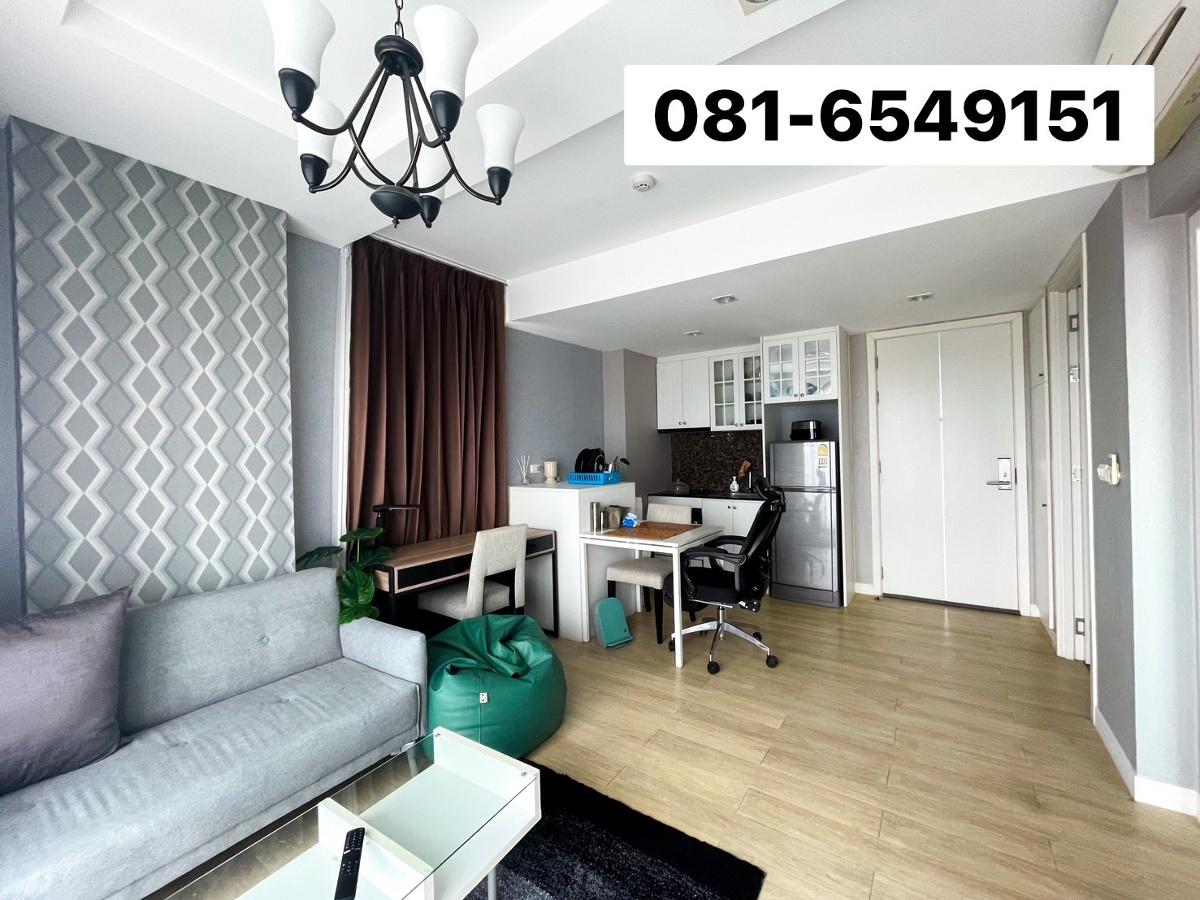 รูป ให้เช่าคอนโด The Patio Condo บางแสน ห้องมุม  ห้องสวย เห็นวิวทะเล 081-654-9151 - รูปที่ 3/14