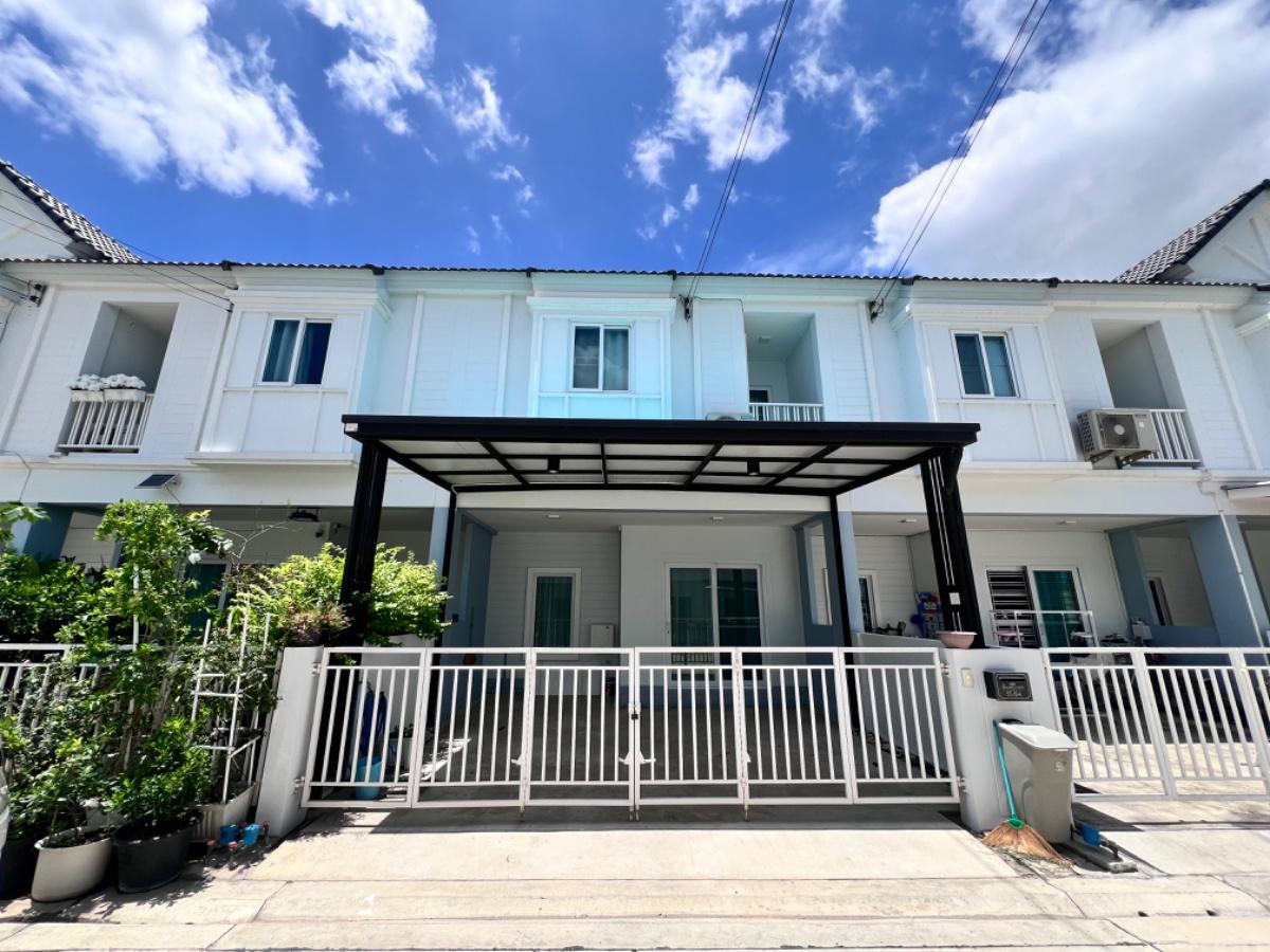รูป ให้เช่า‼️ทาวน์โฮม บ้านดีเดอะแฮมิลตัน กาญจนาภิเษก-บางใหญ่ ขนาด 18.5 ตรว. 3 นอน 2 น้ำ จอดรถ 2 คัน ซอยบ้านกล้วย- ไทรน้อย - รูปที่ 1/17