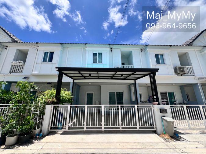 รูป ให้เช่า‼️ทาวน์โฮม บ้านดีเดอะแฮมิลตัน กาญจนาภิเษก-บางใหญ่ ขนาด 18.5 ตรว. 3 นอน 2 น้ำ จอดรถ 2 คัน ซอยบ้านกล้วย- ไทรน้อย - รูปที่ 1/17