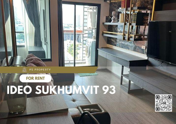 รูป ให้เช่า 🔥 IDEO Sukhumvit 93 🔥 ใกล้ BTS บางจาก เฟอร์นิเจอร์ และ เครื่องใช้ไฟฟ้าครบ  - รูปที่ 1/19