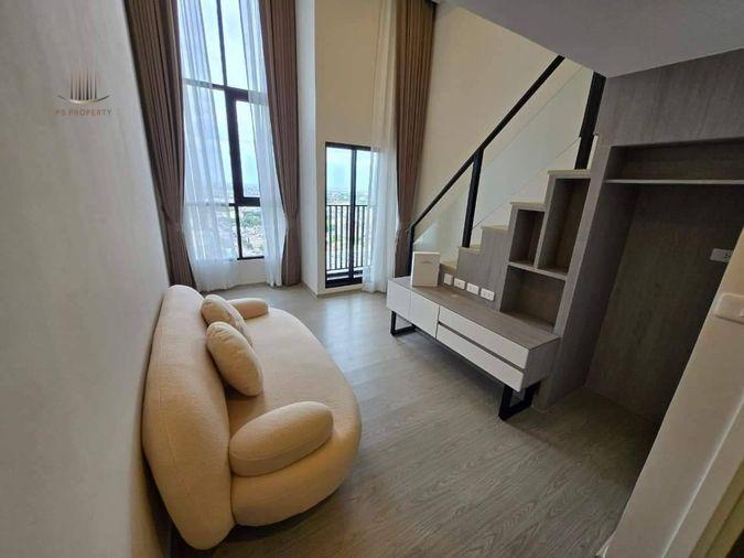 picture For rent 📍 Origin Plug & Play Ramkhamhaeng Triple Station 📍 DUPLEX room, complete with furniture and electrical appliances. - 4/10