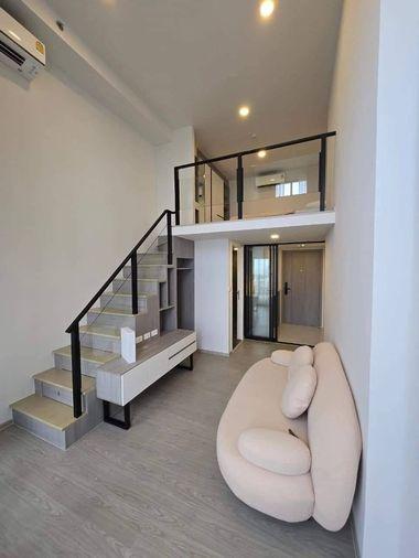 picture For rent 📍 Origin Plug & Play Ramkhamhaeng Triple Station 📍 DUPLEX room, complete with furniture and electrical appliances. - 6/10