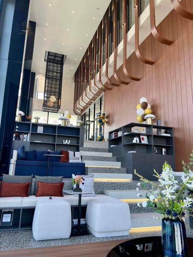 picture For rent 🔥 Origin Plug & Play Ramkhamhaeng Triple Station 🔥 DUPLEX room, complete furniture and electrical appliances. - 17/20