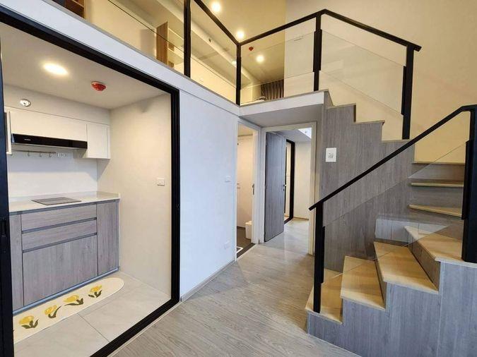 picture For rent 📍 Origin Plug & Play Ramkhamhaeng Triple Station 📍 DUPLEX room, complete with furniture and electrical appliances. - 3/7