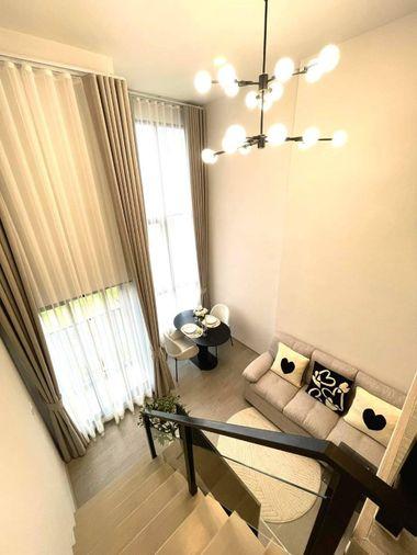 picture For rent 🔥 Origin Plug & Play Ramkhamhaeng Triple Station 🔥 DUPLEX room, complete furniture and electrical appliances. - 8/20