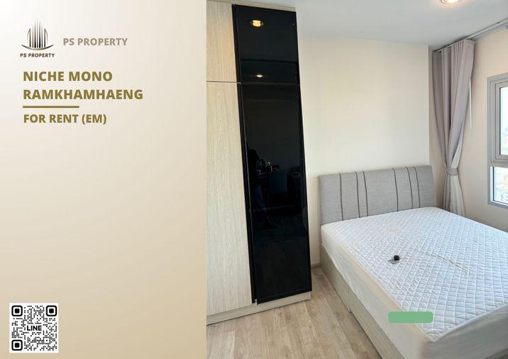 picture For rent 📍 Niche Mono Ramkhamhaeng 📍 Complete furniture and electrical appliances. Ready to move in - 1/8