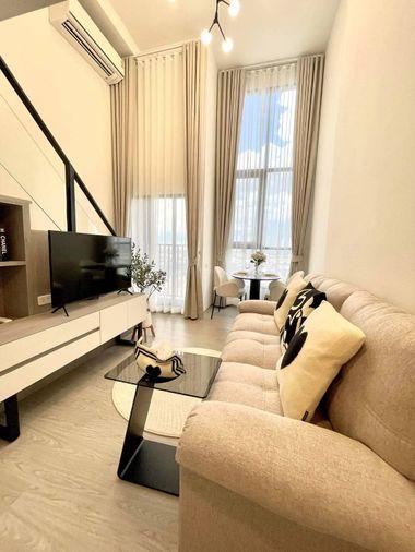 picture For rent 🔥 Origin Plug & Play Ramkhamhaeng Triple Station 🔥 DUPLEX room, complete furniture and electrical appliances. - 3/20