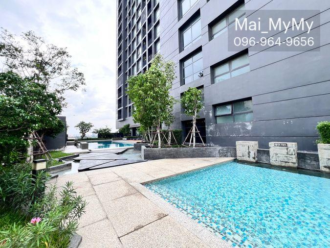 รูป ให้เช่า‼️คอนโด โกรว รัตนาธิเบศร์ใกล้ MRT ไทรม้า ชั้น 22 ขนาด 35 ตรม 1 นอน 1 น้ำ‼️ เฟอร์นิเจอร์พร้อมเครื่องใช้ไฟฟ้าครบ‼️ประตูห้องแบบ digital door lock - รูปที่ 15/19