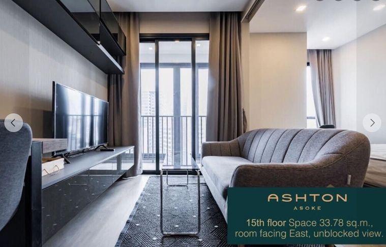 รูป ให้เช่า Ashton Asoke. 1นอน 33ตร.ม. Line id: @pfagent - รูปที่ 1/7