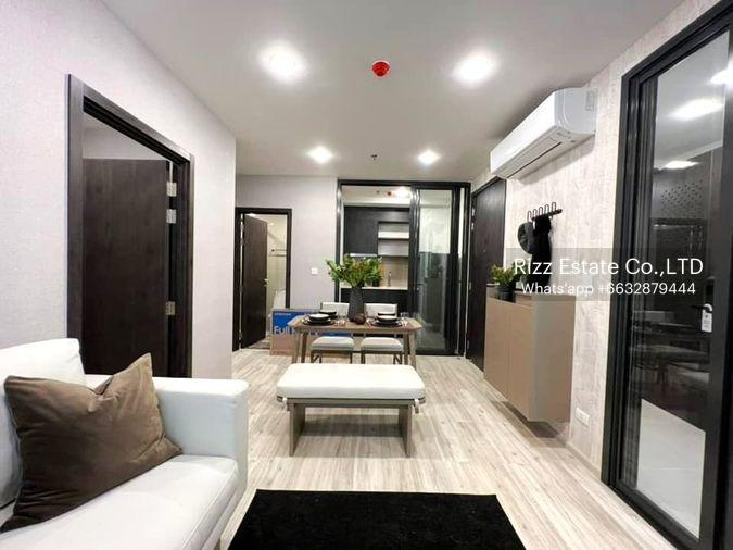 picture ðēLineID: Habitant (With@ Ahead)ðĨFor Rent XT HuaiKhwang 2 Bed 2 BathðĨNew DecorateðĨ - 1/10