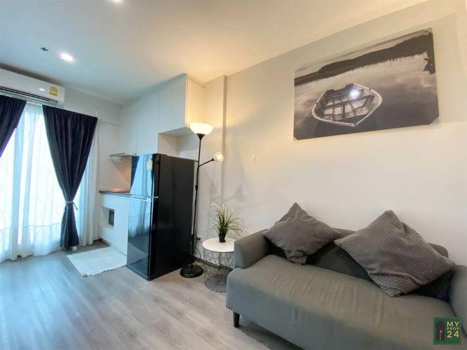 รูป Rent RICH PARK TRIPLE STATION หัวหมาก 29ตรม. เฟอร์ครบ ห้องสวยมาก 12,000 บาท - รูปที่ 1/15
