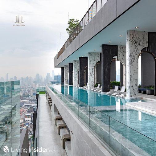รูป ให้เช่า 🔥 Life Rama 4 - Asoke 🔥 วิวโค้งน้ำบางกะเจ้า เฟอร์นิเจอร์ และ เครื่องใช้ไฟฟ้าครบ - รูปที่ 10/11