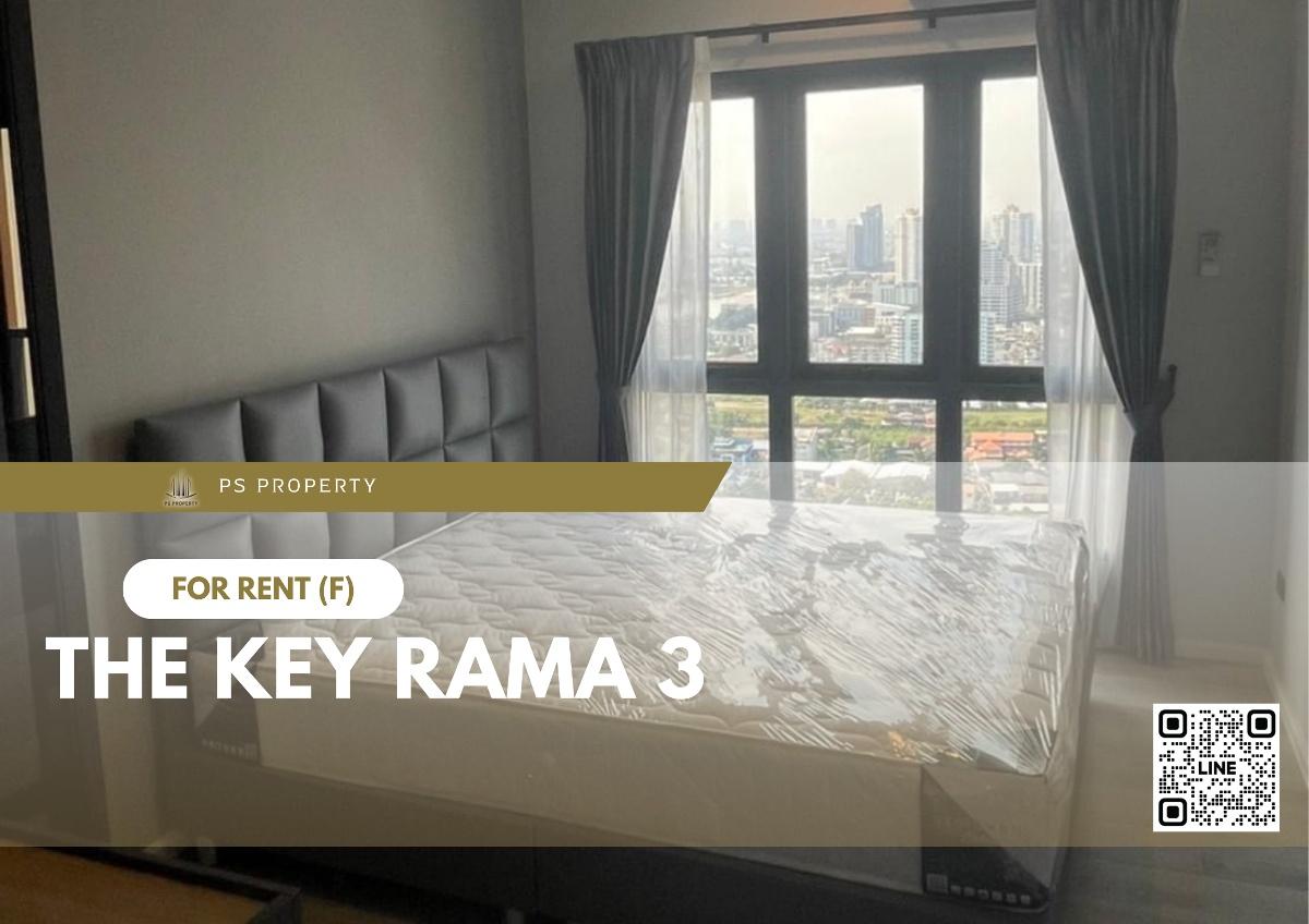 รูป ให้เช่า 📍 The Key Rama 3  เฟอร์นิเจอร์และเครื่องใช้ไฟฟ้าครบ ใกล้ BRT สถานีเจริญราษฎร์ - รูปที่ 1/9