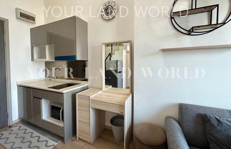 รูป 🛋️💗 (พร้อมเปิดห้องให้ดูทันที!) The Rich พระราม9-ศรีนครินทร์ 💗🛋️ Duplex 2 ห้องนอน เฟอร์นิเจอร์สวยมาก🔥🔥 ID LINE: @471ovhib 📲 - รูปที่ 20/31