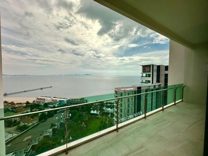 picture For sale Bang Phra penthouse, beautiful room, sea view, move in Ready, Casaluna Paradiso project - 20/20