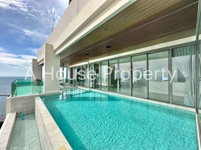 picture For sale Bang Phra penthouse, beautiful room, sea view, move in Ready, Casaluna Paradiso project - 7/20