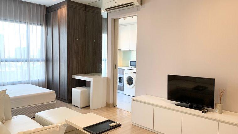 รูป Urbano Absolute | ให้เช่าห้องสตูดิโอ พร้อมที่จอดรถ สภาพดี ตกแต่งเรียบร้อย วิวแม่น้ำ ราคาดี - รูปที่ 1/16