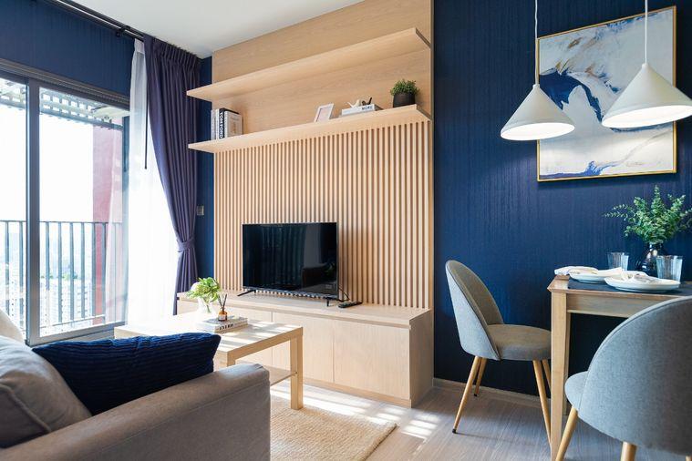 รูป Life Asoke Hype ไลฟ์ อโศก ไฮป์ , 1 bed 1 bath แต่งสวย ราคาเพียง 23,000 บาท กั้นห้องเป็นสัดส่วน    Line : @apopplace - รูปที่ 11/12