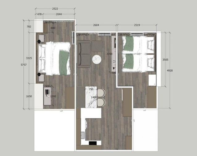 รูป For Rent 2 bedrooms and 2 bathrooms Ideo Sukhumvit Rama 4 !!  - รูปที่ 12/19