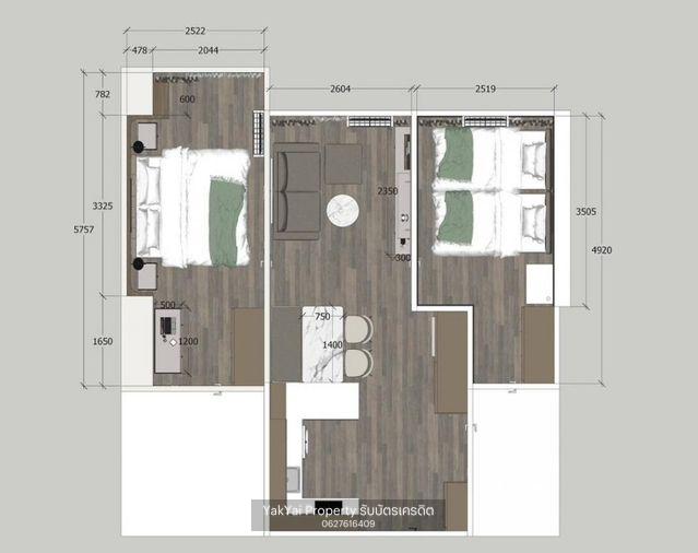 รูป For Rent 2 bedrooms and 2 bathrooms Ideo Sukhumvit Rama 4 !! - รูปที่ 12/19