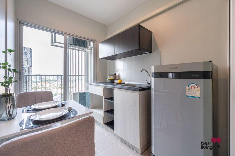 รูป Aspire Sathorn – Thapra ใกล้ BTS ตลาดพลู 1 ห้องนอน 1 ห้องน้ำ ชั้น 19, 30.62ตรม. - รูปที่ 9/10