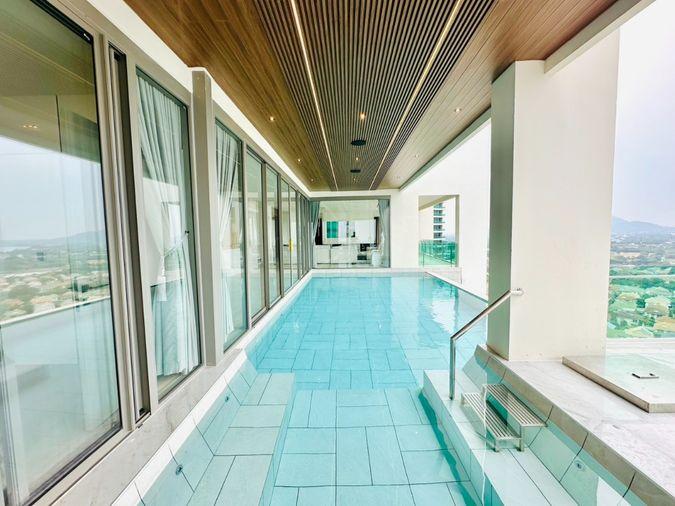 picture For Sale : Penthouse (Casalunar Paradiso) area 433 sq m - 2 Bed 2 Bath with private swimming pool (Saensuk Subdistrict) - 37/37