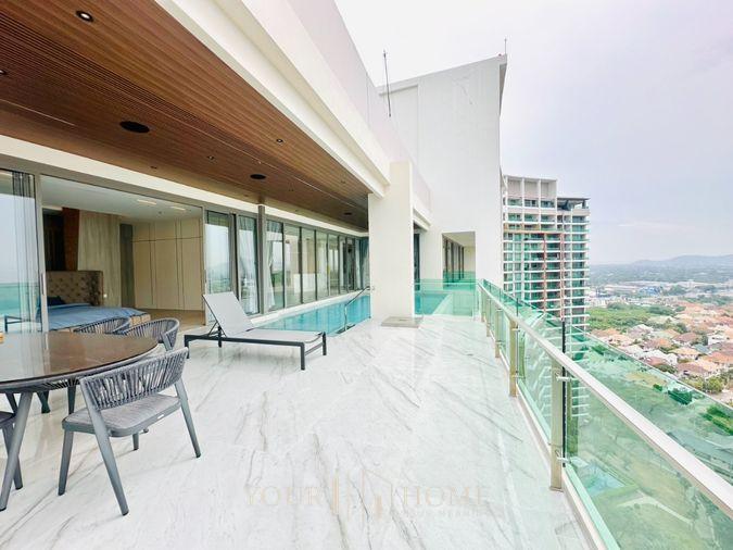 picture For Sale : Penthouse (Casalunar Paradiso) area 433 sq m - 2 Bed 2 Bath with private swimming pool (Saensuk Subdistrict) - 18/37