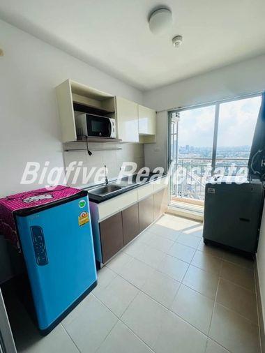 picture A68-002 Condo for rent Supalai Vista, Pak Kret Intersection, 34 square meters, high floor, beautiful view, ready to move in✨ - 5/9
