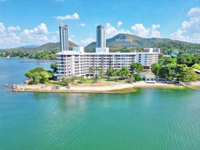 picture Condo for sale Sriracha Golden Coast Phase 1, beautiful room, next to the sea with private beach frontage - 12/13