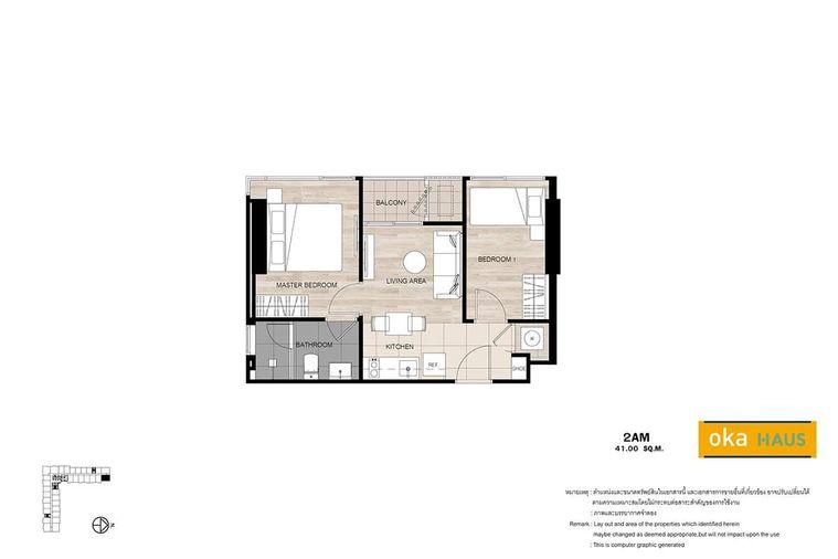 รูป ✨Condo for Rent : Oka Haus ( BTS Thonglor ) AP-02 (line: @condo91 ) - รูปที่ 12/13