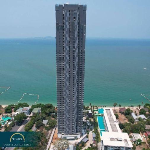 picture Luxury beach front Arom Wongamat Sea view and pool view  Foreigner quota Private elevator On 6floor Na Klue Pattaya - 1/38