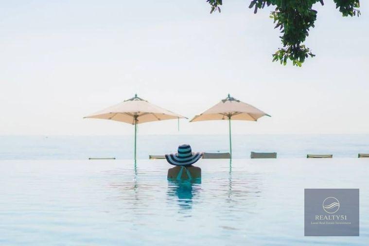 picture Luxury beach front Arom Wongamat Sea view and pool view Foreigner quota Private elevator On 6floor Na Klue Pattaya - 4/38