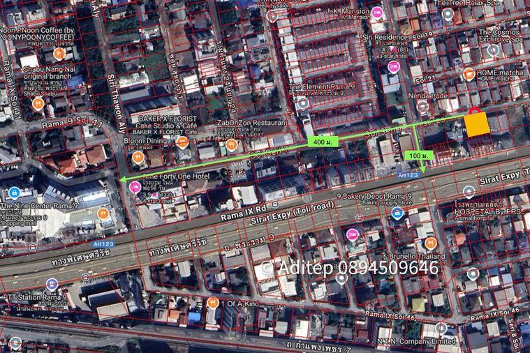 รูป ขายบ้านพร้อมที่ดิน 151 ตรว. ในซอยพระราม 9 ซอย 43 ทำเลดีเยี่ยม เข้าซอยเพียง 100 ม. จากถนนพระราม 9 และใกล้ The Nine Center พระราม 9 เพียง 400 ม. - รูปที่ 3/21