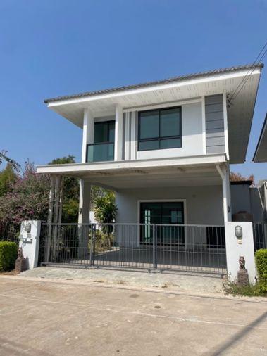 picture Twin house for sale, secondhand, Maneerin Park project, Bang Phra, Sriracha, Chonburi. - 1/16