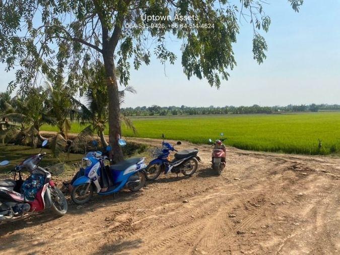 รูป (UA002) ขาย ที่นาเนื้อที่ 8 ไร่ มีทางเข้า-ออก เขตถนนกว้าง 8 เมตร (ใกล้เซ็นทรัลเวสเกต) - รูปที่ 4/6