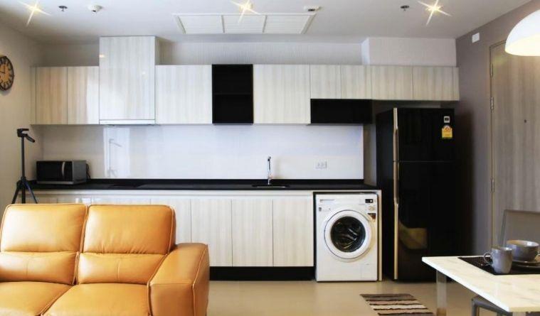 รูป HQ Thonglor (เอชคิว ทองหล่อ)  1 ห้องนอน 1 ห้องน้ำ  ขนาด 44 ตรม.  มีอ่างอาบน้ำ  ชั้น 29 - รูปที่ 4/8