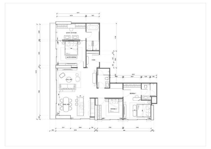 picture KHUN by YOO inspired by Starck    The best corner three-bedroom    3beds 3 Bath  Size 149.5 - 30/30