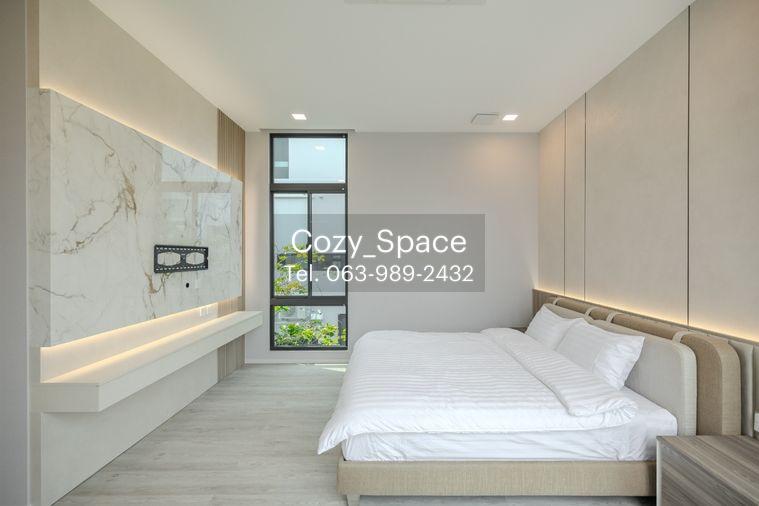 รูป Vive Krungthepkritha | ให้เช่าบ้านเดี่ยวหลังมุม 4 ห้องนอน แต่งสวย แบบ Modern Luxury ดูอบอุ่น น่าอยู่ ใกล้รร.นานาชาติเวลลิงตั้น - รูปที่ 41/49
