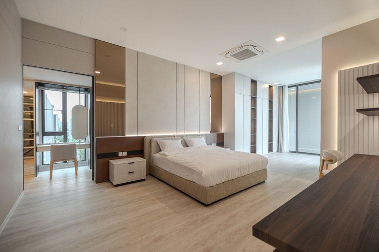 รูป Vive Krungthepkritha | ให้เช่าบ้านเดี่ยวหลังมุม 4 ห้องนอน แต่งสวย แบบ Modern Luxury ดูอบอุ่น น่าอยู่ ใกล้รร.นานาชาติเวลลิงตั้น - รูปที่ 25/49