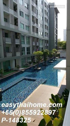 รูป P-148325 A Space Asoke - Ratchada 1 ห้องนอน ชั้น 2 อาคาร C วิวสระว่ายน้ำ มีเครื่องซักผ้า ใกล้ MRT พระราม 9 Line: @easythaihome 085-592-2897 - รูปที่ 10/10