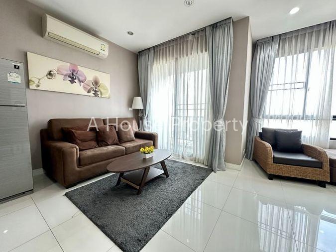 picture Sriracha Condo for rent, The Sky, high floor, beautiful room, decorated, move in Ready - 2/19