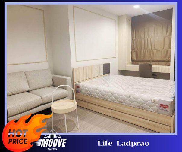 รูป ให้เช่า ✨Life Ladprao  ✨ ห้องสวย เฟอร์นิเจอร์ครบ >>LineOA : @moov-pp - รูปที่ 1/7