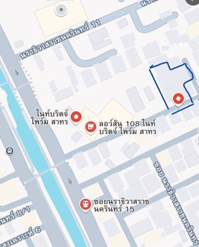 picture Land for rent sathorn soi narathiwat ratchanakarin 13 - 3/3