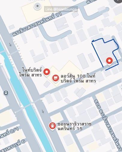 รูป เช่าที่ดิน สาทร ซอยนราธิวาสราชนครินทร์ 13 - รูปที่ 3/3