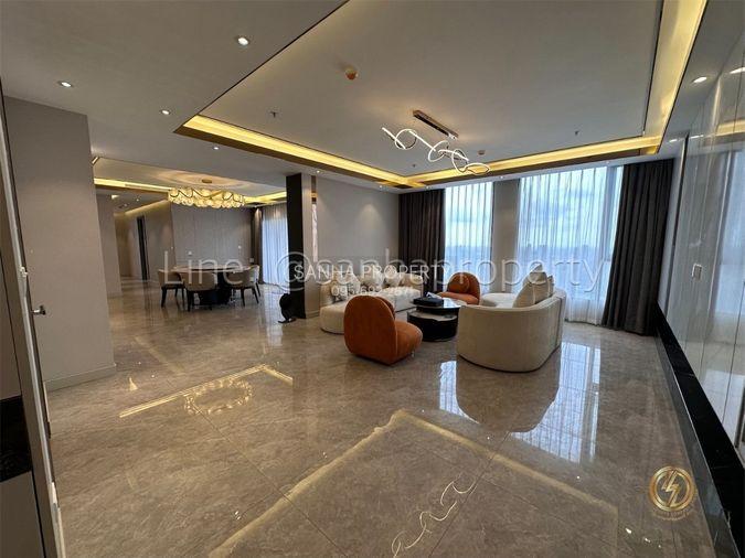 รูป ✨ให้เช่า Penthouse CLOUD ทองหล่อ - เพชรบุรี : 3 ห้องนอน 4 ห้องน้ำ 1 ห้องแม่บ้าน ตกแต่งครบ! - รูปที่ 5/36
