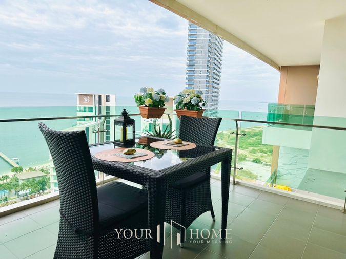 รูป For Sale : Casalunar Paradiso 1 ห้องนอน - ห้องตกแต่งพร้อมเข้าอยู่ - คอนโดติดทะเลชลบุรี - รูปที่ 2/21